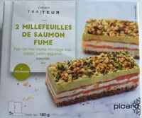 Mängden socker i 2 Millefeuilles De Saumon Fumé