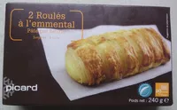 Mängden socker i 2 Roulés l'emmental Pâte pur beurre