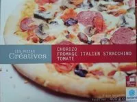 Mängden socker i pizza chorizo fromage italien stracchino tomate - Les pizzas créatives