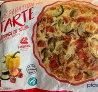 Mängden socker i Préparation pour tarte legumes du soleil