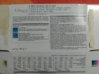 Mängden socker i 6 mini-tartares de la mer