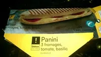 Mängden socker i Panini 3 fromages, tomate, basilic