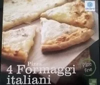 Mängden socker i Pizza 4 Formaggi Italiani
