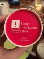 Mängden socker i Sorbet Framboise Litchi