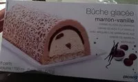 Mängden socker i Bûche glacée marron-vanille