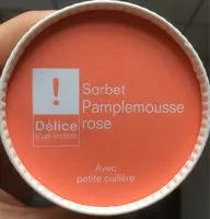 Mängden socker i Sorbet pamplemousse rose
