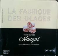 Mängden socker i Crème glacée Nougat