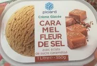 Mängden socker i Creme glacee caramel fleur de sel