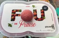 Mängden socker i Sorbet de fraise