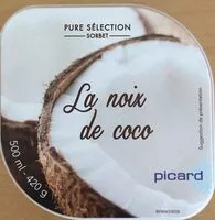 Mängden socker i La noix de coco