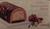Mängden socker i Buche glacee chocolat