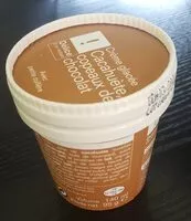 Mängden socker i Crème glacée cacahuète copeaux de chocolat