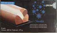 Mängden socker i 3 Chocolats (Bûche Glacée)