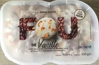 Mängden socker i Glace fou de vanille