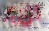 Mängden socker i Crème glacée au nougat