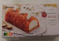 Mängden socker i Bûche pâtissière pomme façon tatin - vanille