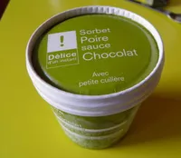 Mängden socker i Sorbet Poire sauce Chocolat