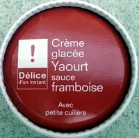 Mängden socker i Crème glacée Yaourt sauce framboise