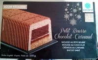 Mängden socker i Bûche pâtissière Petit beurre Chocolat - Caramel