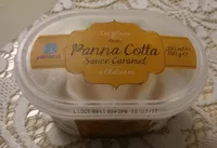 Mängden socker i Glace à l'italienne façon Panna Cotta sauce caramel