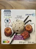 Mängden socker i Glace facon cannelé