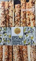 Mängden socker i Assortiment de sticks feuilletés graines-fromages, sésame-pavot