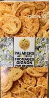 Mängden socker i Palmiers apéritifs fromage-oignon