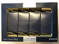 Mängden socker i 4 Crackers contenant 4 Rochers Chocolat - Praliné Crêpes Dentelles