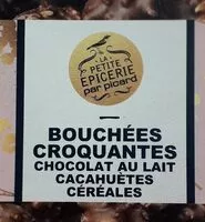 Mängden socker i Bouchées croquantes chocolat au lait