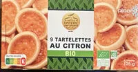 Mängden socker i 9 tartelettes au citron bio