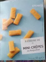 Mängden socker i Mini-crêpes au Roquefort