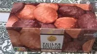 Mängden socker i Tuiles chocolat noir et lait aux éclats de noisettes