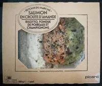 Mängden socker i Saumon en croûte d'amande