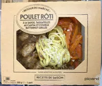 Mängden socker i Poulet rôti à la sauge, tagliatelles au cantal et courge butternut grillée