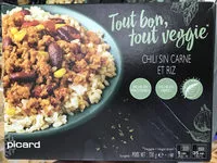 Mängden socker i Chili sin Carne et Riz Veggie