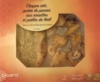 Mängden socker i Chapon Rôti, Purée de Panais aux Noisettes et Poêlée de Noël