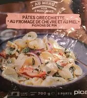 Mängden socker i Pâtes Orecchiette au Fromage de Chèvre et au Miel, Pignons de Pin