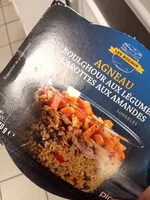 Mängden socker i Agneau boulghour aux legumes, carottes aux amandes