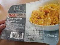 Mängden socker i Tajine de poulet aux abricots, semoule aux épices