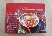 Mängden socker i Crevettes sauce piquante et riz thaï