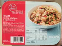 Mängden socker i Poulet, Nouilles Asiatiques et Légumes Wok