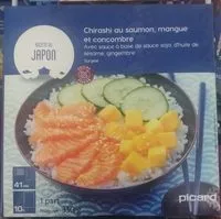 Mängden socker i Chirashi au saumon mangue et concombre