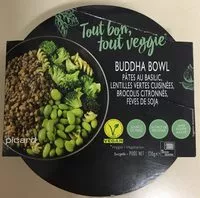 Mängden socker i Buddha Bowl - Pâtes/lentille/brocolis/soja