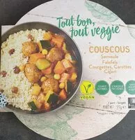 Mängden socker i Couscous Tout bon, tout veggie