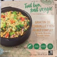 Mängden socker i Gratin de coquilettes au blé complet