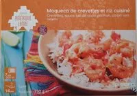 Mängden socker i Moqueca de crevettes et riz cuisiné