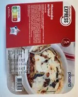 Mängden socker i Moussaka au Boeuf