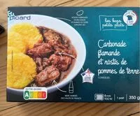 Mängden socker i Carbonade flamande et röstis de pommes de terre
