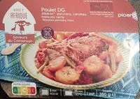 Mängden socker i Poulet DG - Recette d'Afrique saveurs du Cameroun