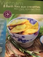 Mängden socker i Bahn Xeo aux crevettes